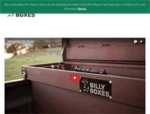 Tablet Screenshot of billyboxes.com